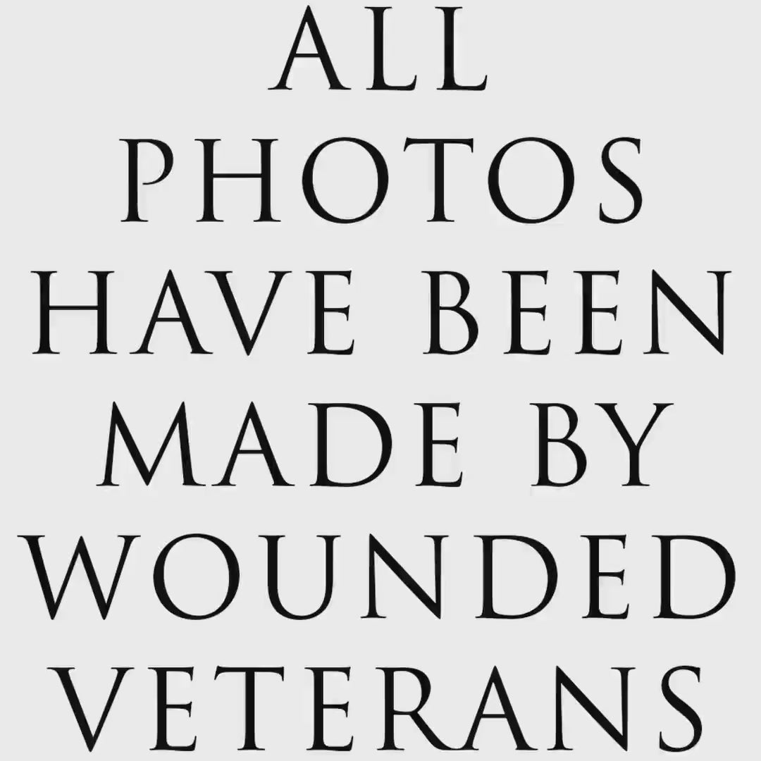 Misty Lake Sunrise Photo Print: Veteran Made Forest Art (11x14)